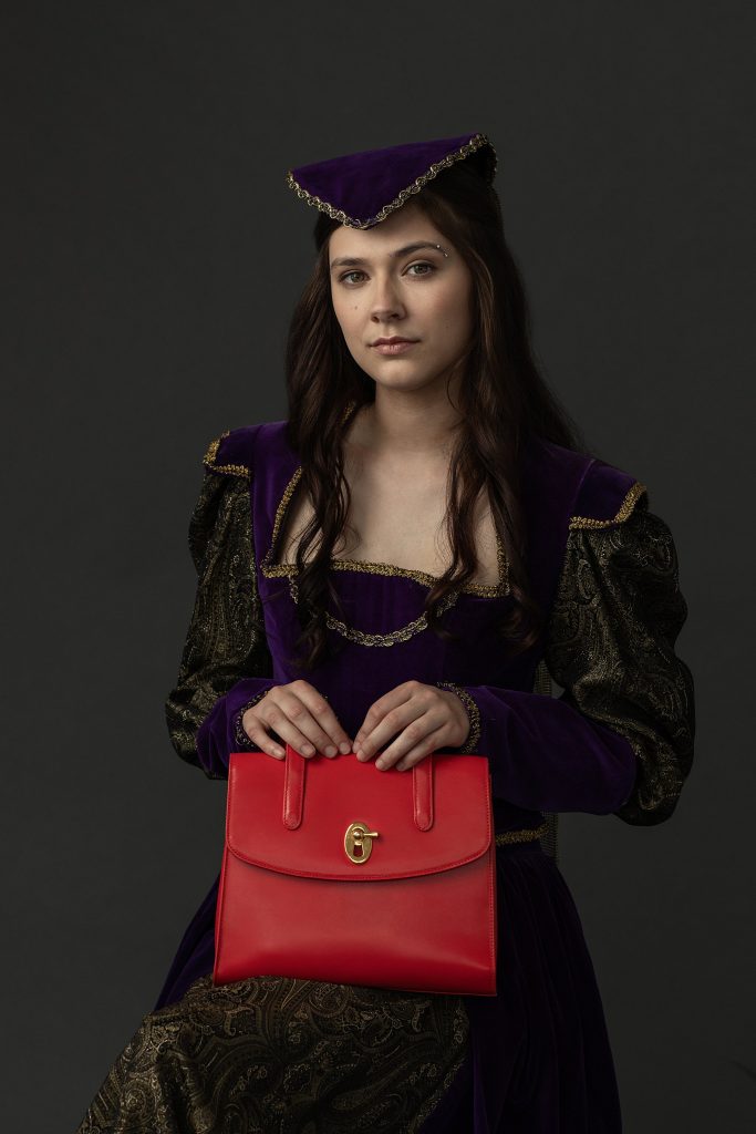 Portrait with a Red Purse