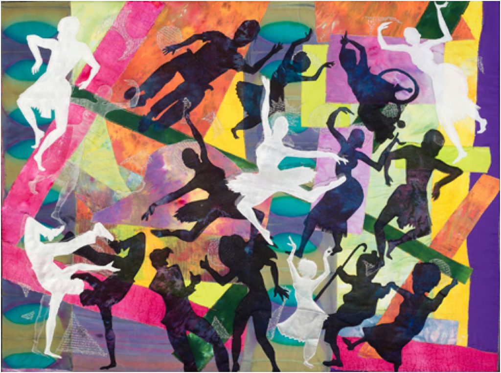 Quilt entitled "Celebrating Diversity" by Susan Wei