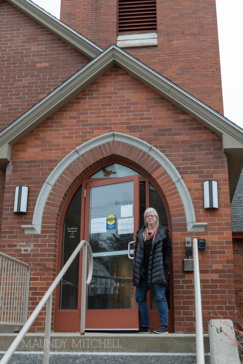 Cynthia, who runs the University's museum, which is temporarily closed