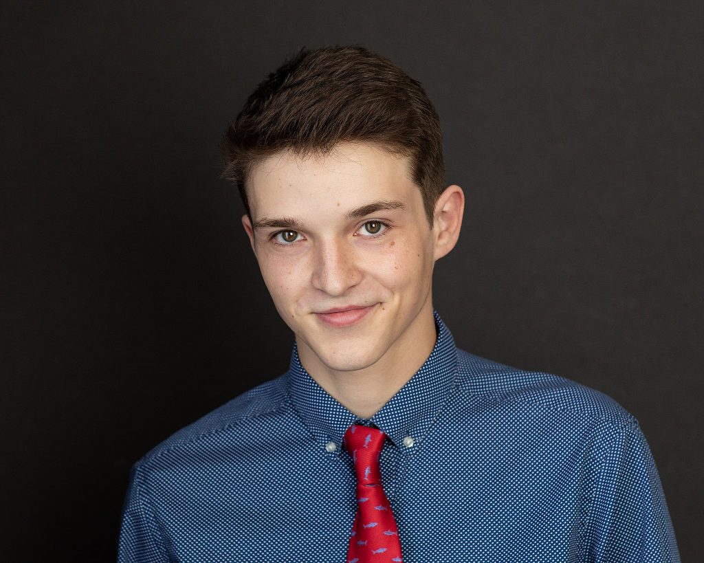 Headshot for college admissions application