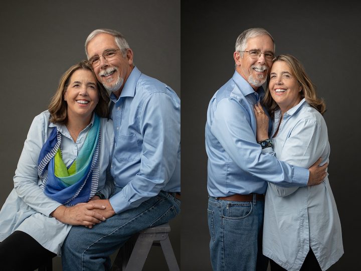 Anniversary photos for a couple over 60 in Plymouth, NH