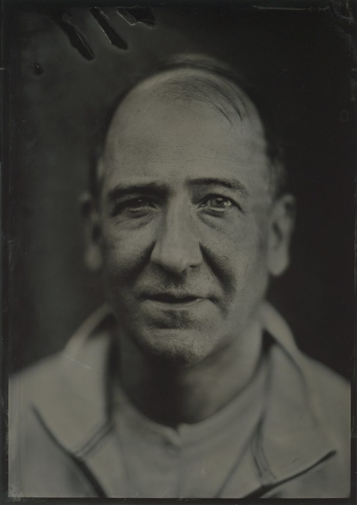 5x7 tintype portrait of Jeremy