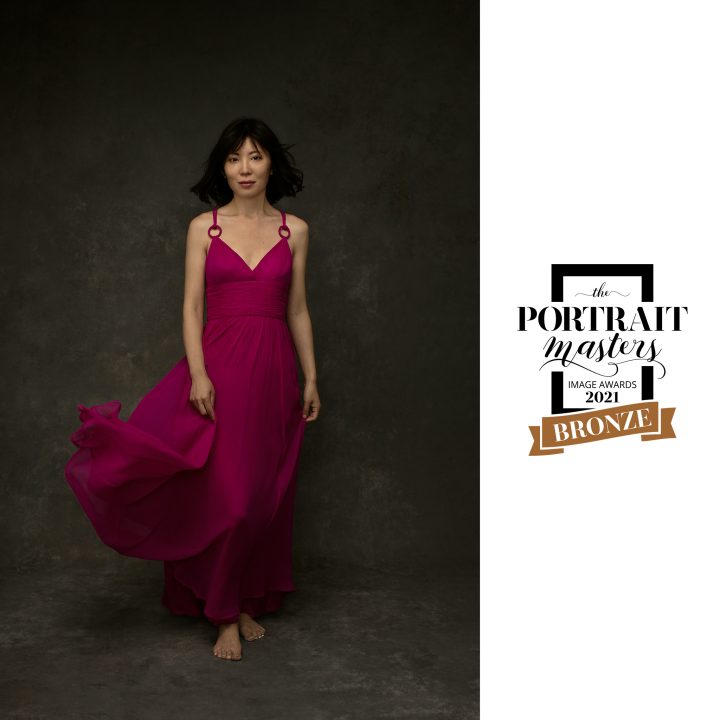 Portrait of Zi wearing a pink dress - Bronze Award