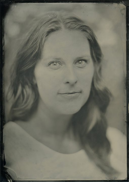 Original tintype (ferrotype) portrait of artist Brittany Soucy