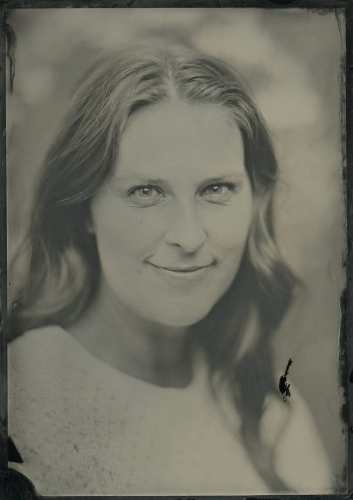 Original tintype portrait of artist Brittany Soucy