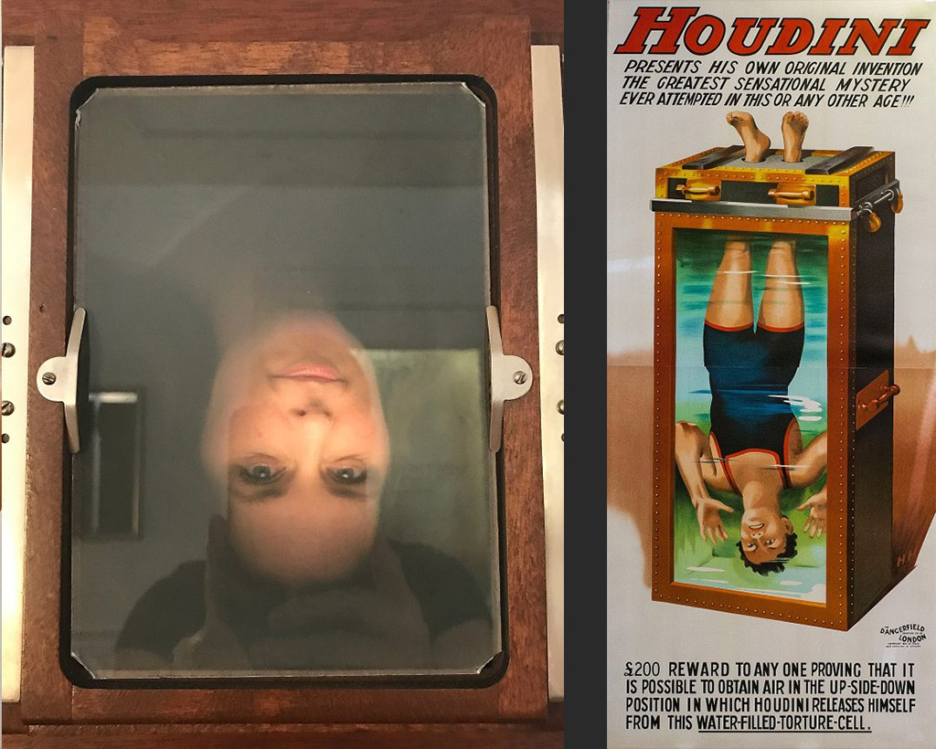 Upside-down focus and 1913 Houdini poster
