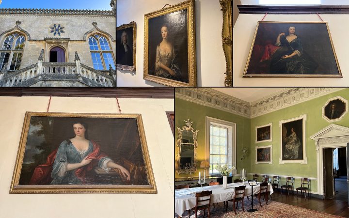 Some of Lacock Abbey's portrait paintings
