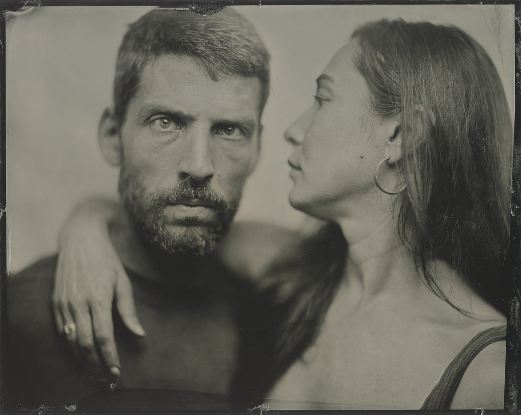 ©Maundy Mitchell - 8x10 tintype: Emma & Doug - Published in The Hand Magazine