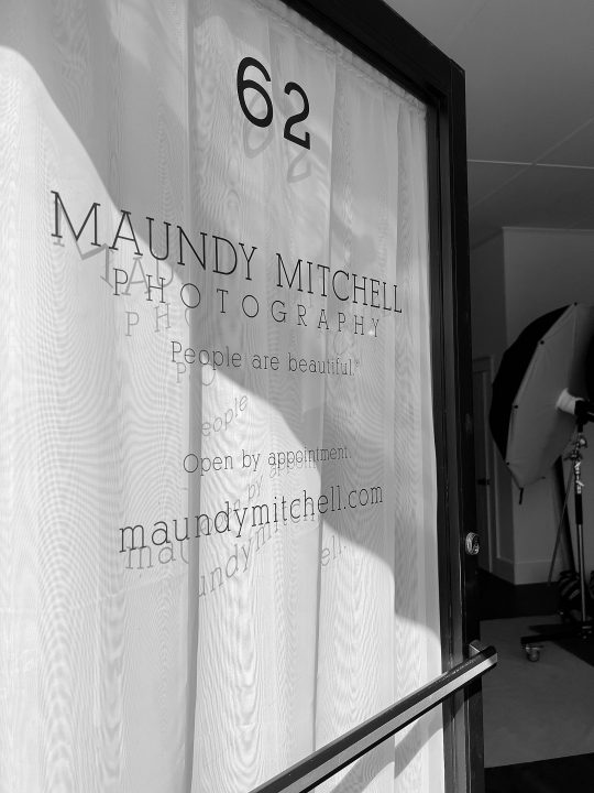 Maundy Mitchell Photography - 62 Main Street, Plymouth, NH - studio open door