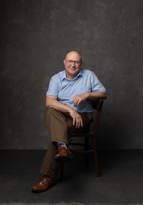 Portrait of Andrew, Karen's husband, who joined her for part of her photo session for Extraordinary: the Over 50 Revolution