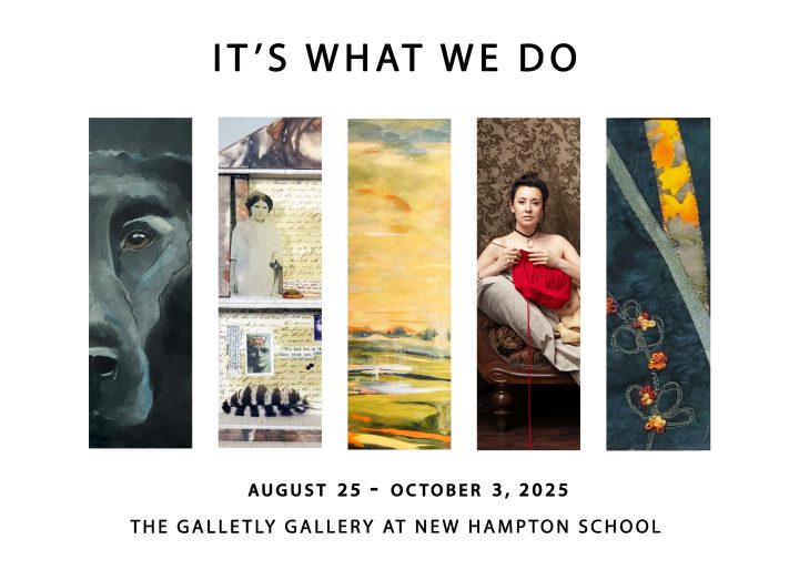 Postcard (front) for "It's What We Do" exhibit